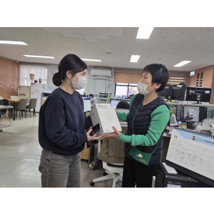 장애인일자리 배치기관 답례품 전달